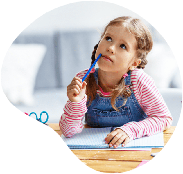 Child painting